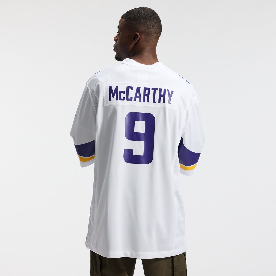 Minnesota Vikings J.J. McCarthy Nike White Game Jersey product image 16