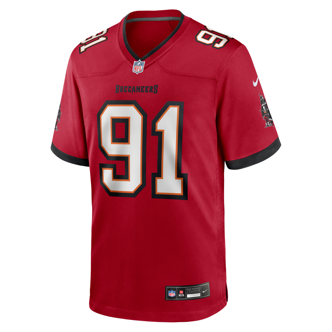 Tampa Bay Buccaneers A'Shawn Robinson Nike Red Game Jersey product image 4