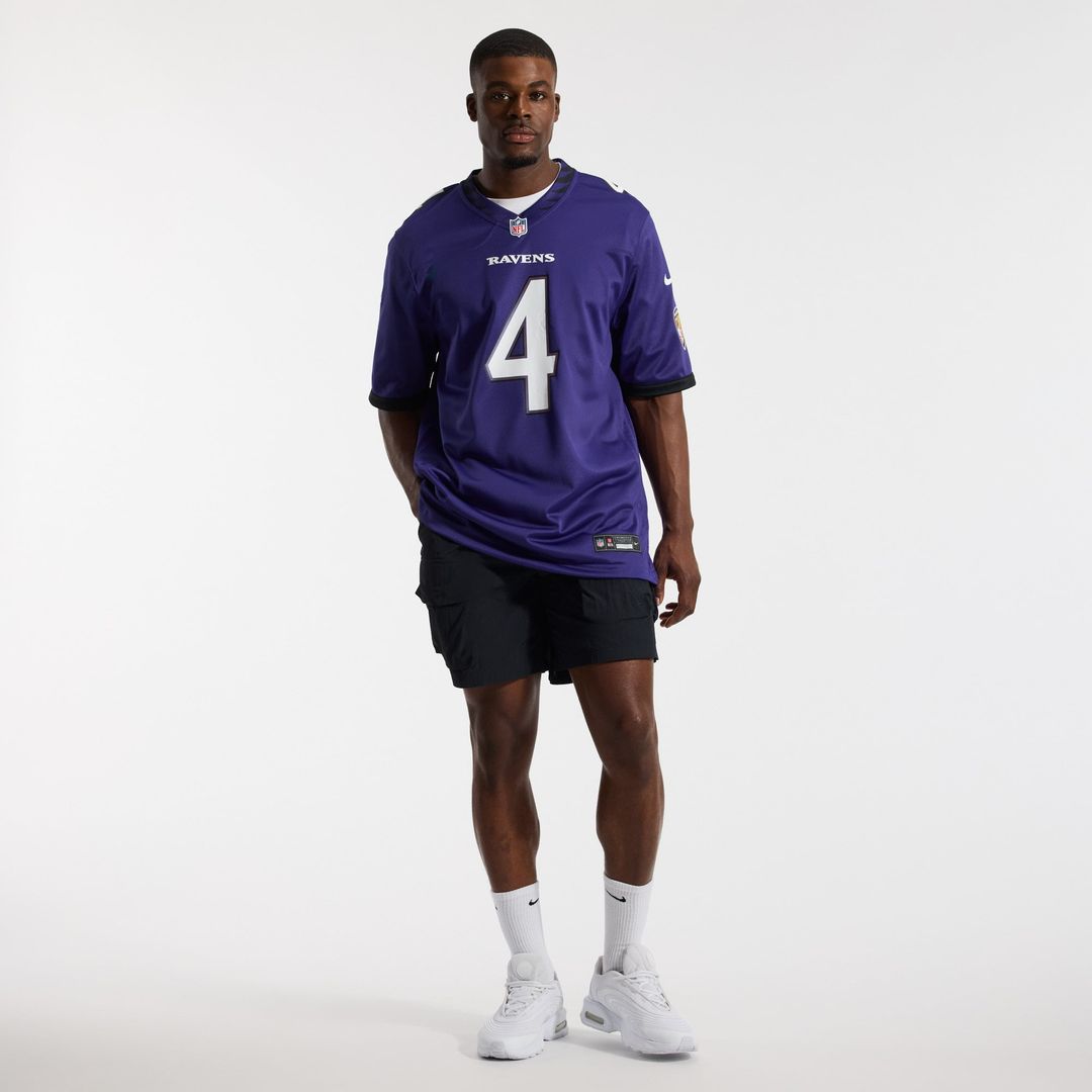 Baltimore Ravens Zay Flowers Nike Purple Game Jersey product image 4