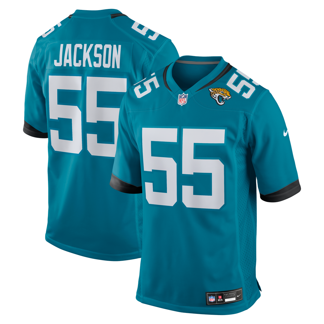 Jacksonville Jaguars Dequan Jackson Nike Teal Game Jersey product image 1