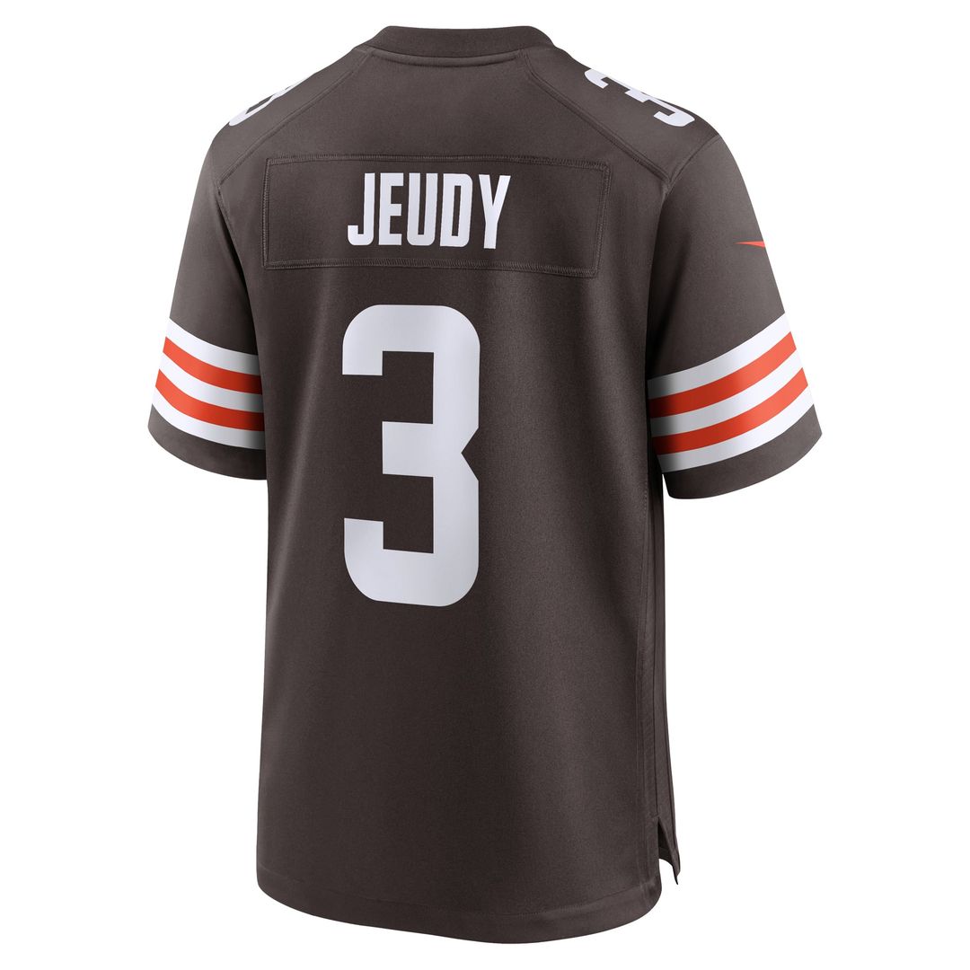 Cleveland Browns Jerry Jeudy Nike Brown Game Jersey product image 3