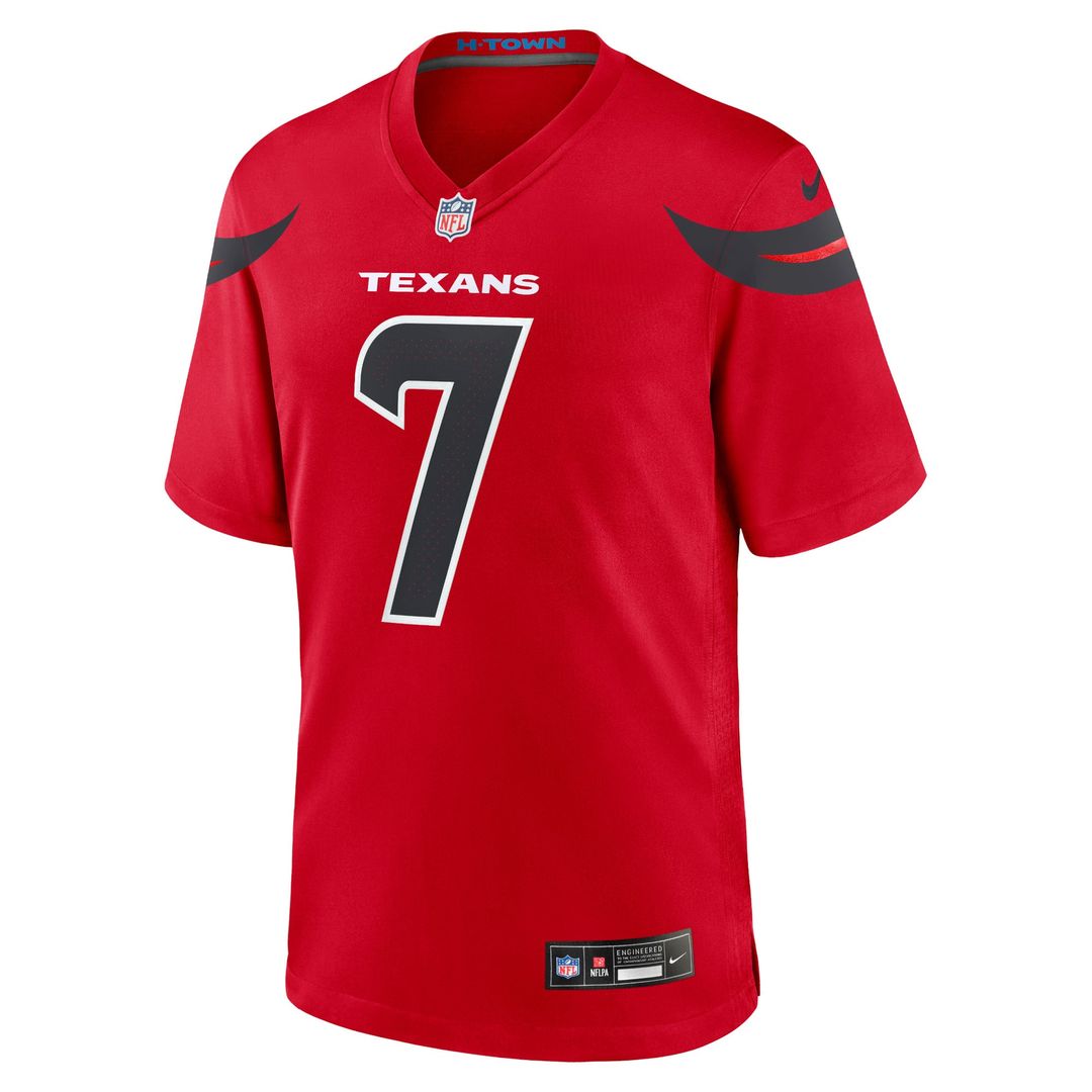 Houston Texans C.J. Stroud Nike Red Alternate Game Jersey product image 2