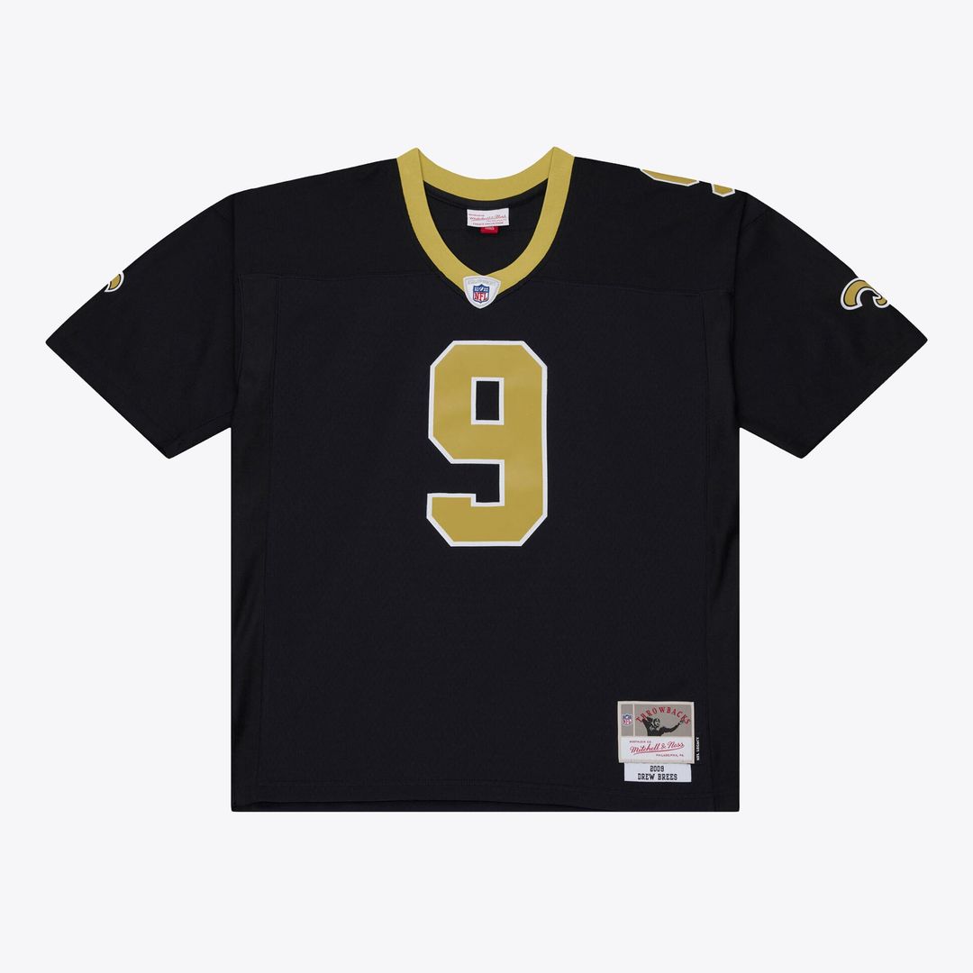 New Orleans Saints Drew Brees Mitchell & Ness Black 2009 product image 2