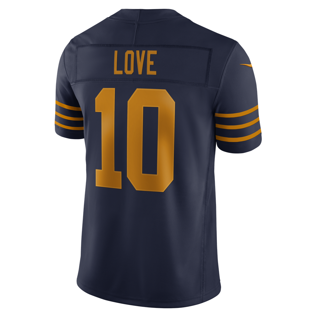 Green Bay Packers Jordan Love Nike Navy Alternate Vapor product image 3