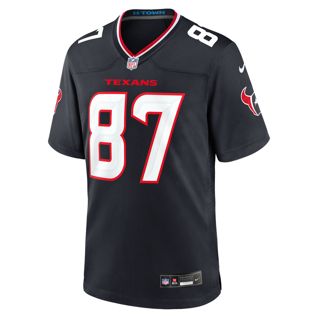 Houston Texans Cade Stover Nike Navy Game Jersey product image 2