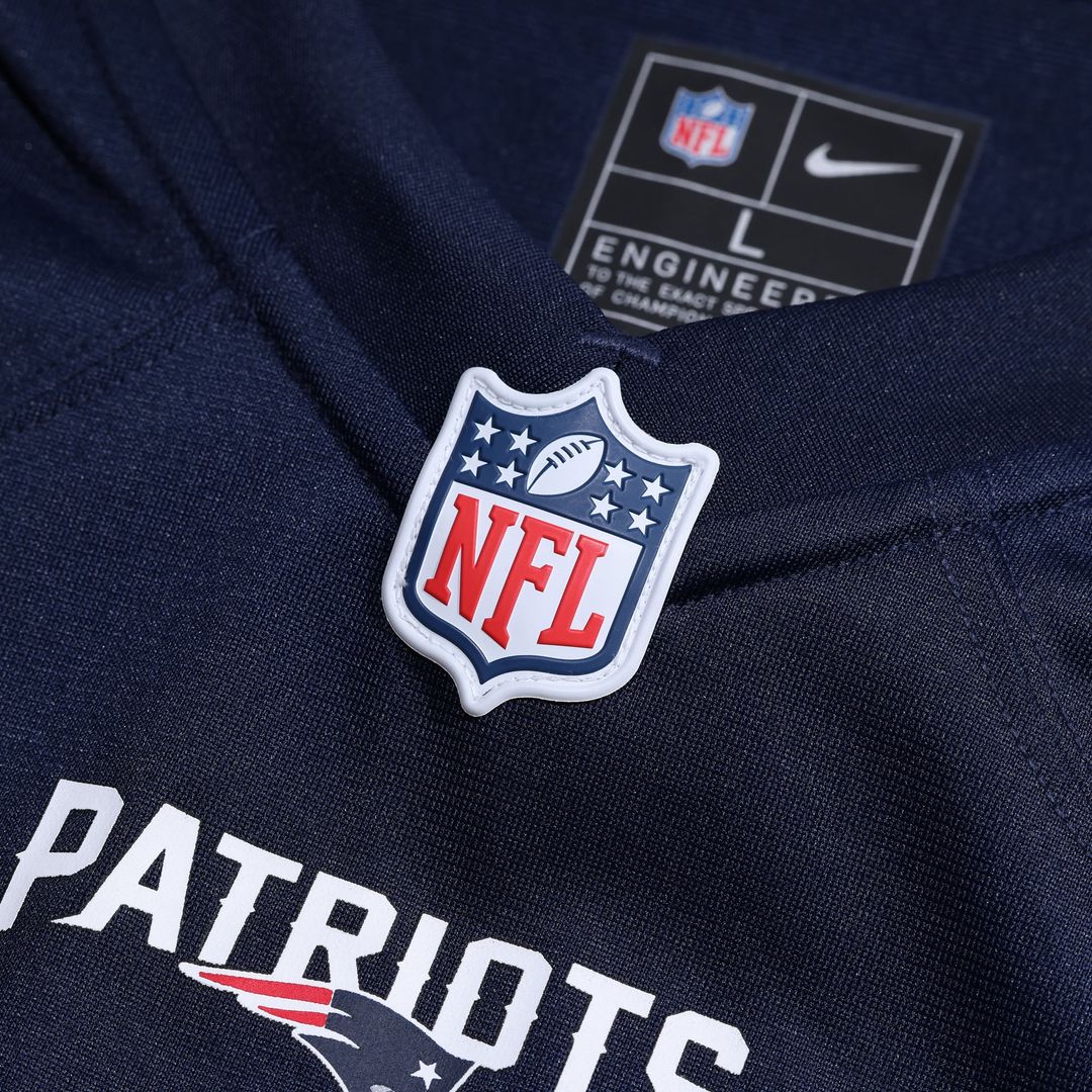 New England Patriots Brenden Schooler Nike Navy Game Jersey product image 4