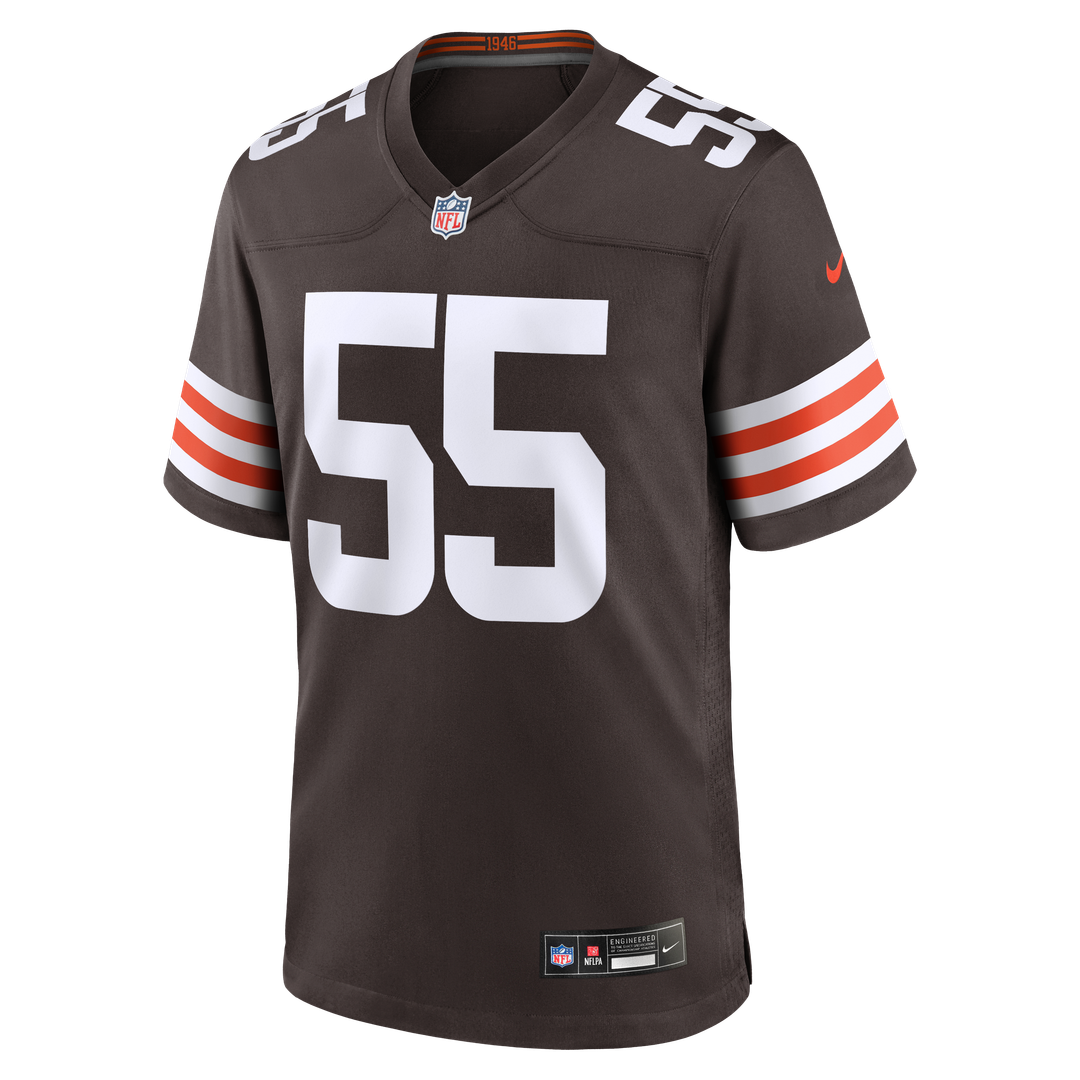 Cleveland Browns Ethan Pocic Nike Brown Game Jersey product image 2
