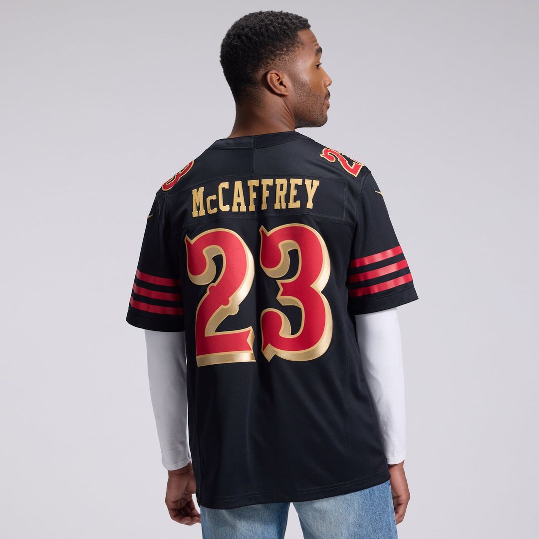 San Francisco 49ers Christian McCaffrey Nike Black product image 3