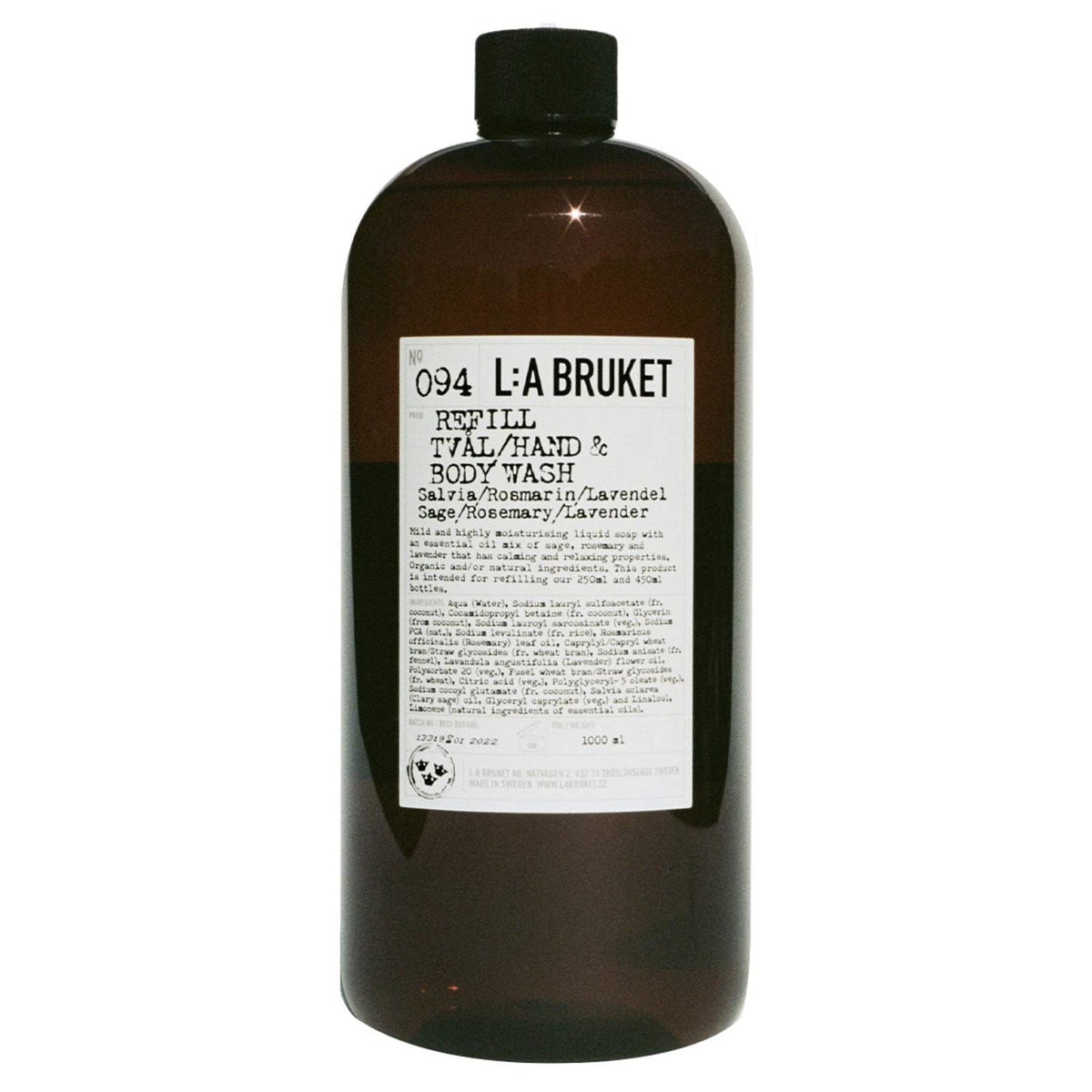 094 Hand & Body Wash Sage/Rosemary/Lavender