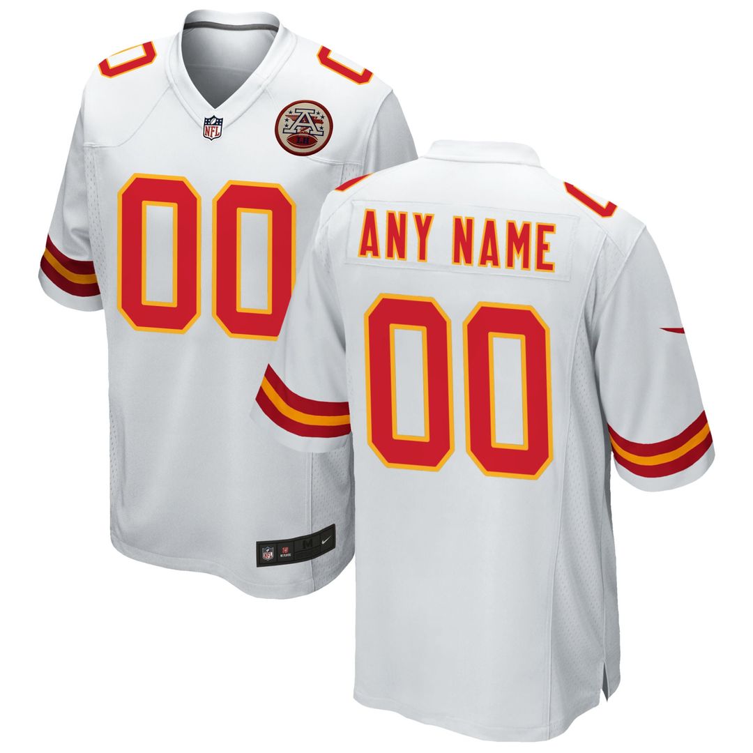 Kansas City Chiefs Nike White Custom Jersey product image 4