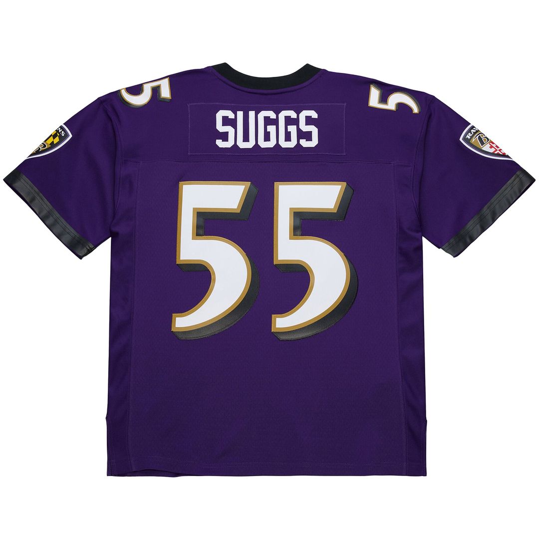Baltimore Ravens Terrell Suggs Mitchell & Ness Purple 2003 product image 10