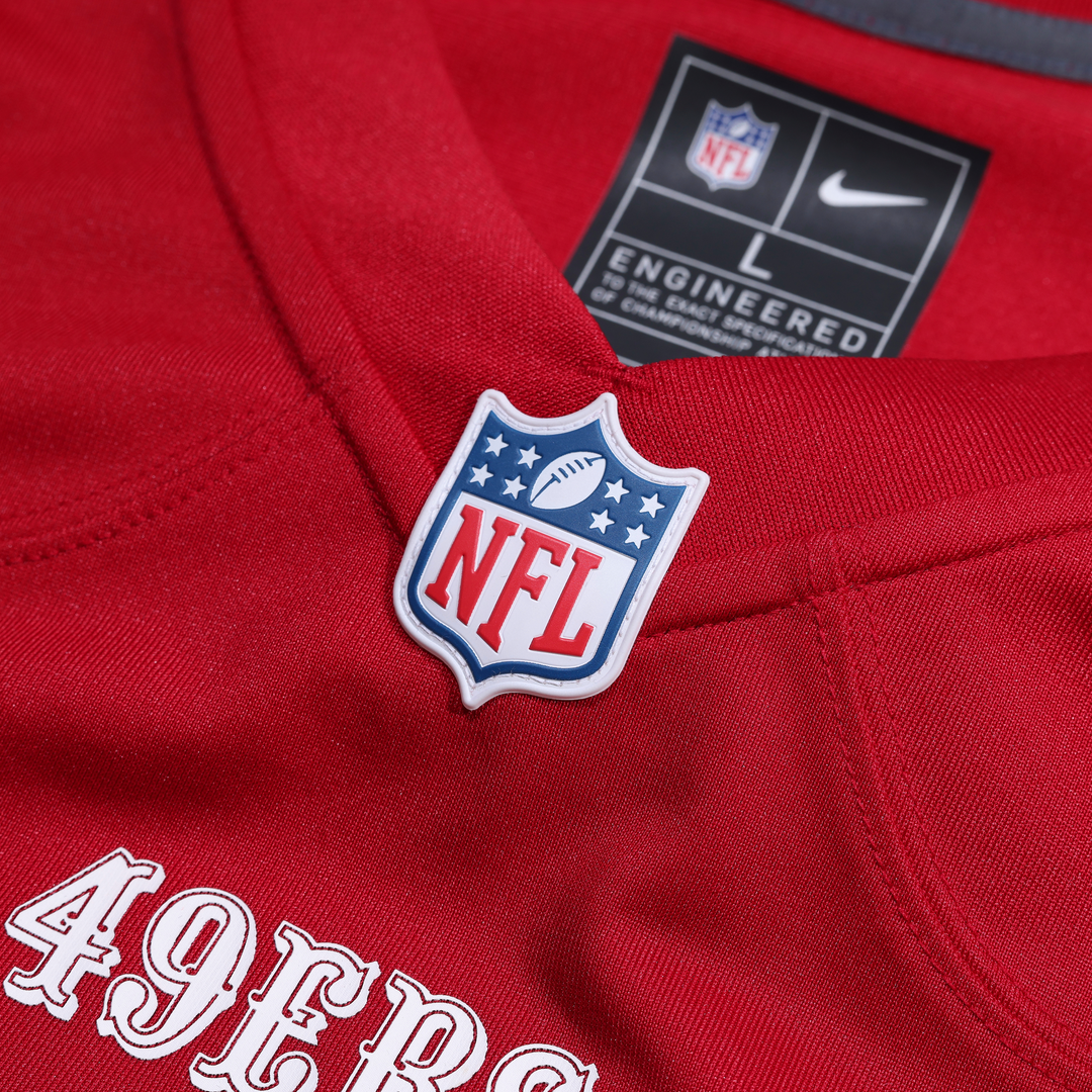 San Francisco 49ers Upton Stout Nike Scarlet Game Jersey product image 4