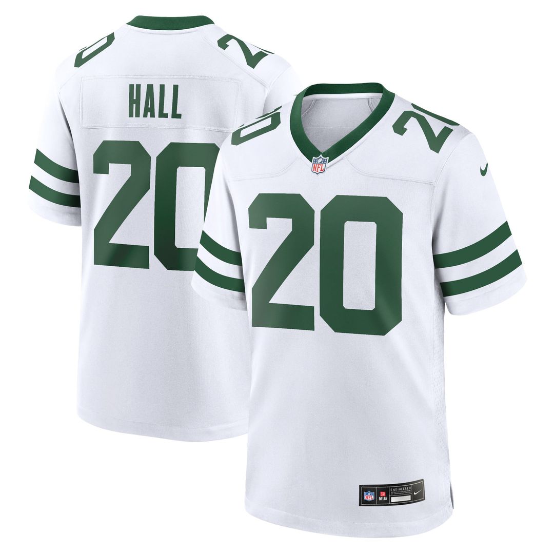 New York Jets Breece Hall Nike Legacy White Game Jersey product image 4