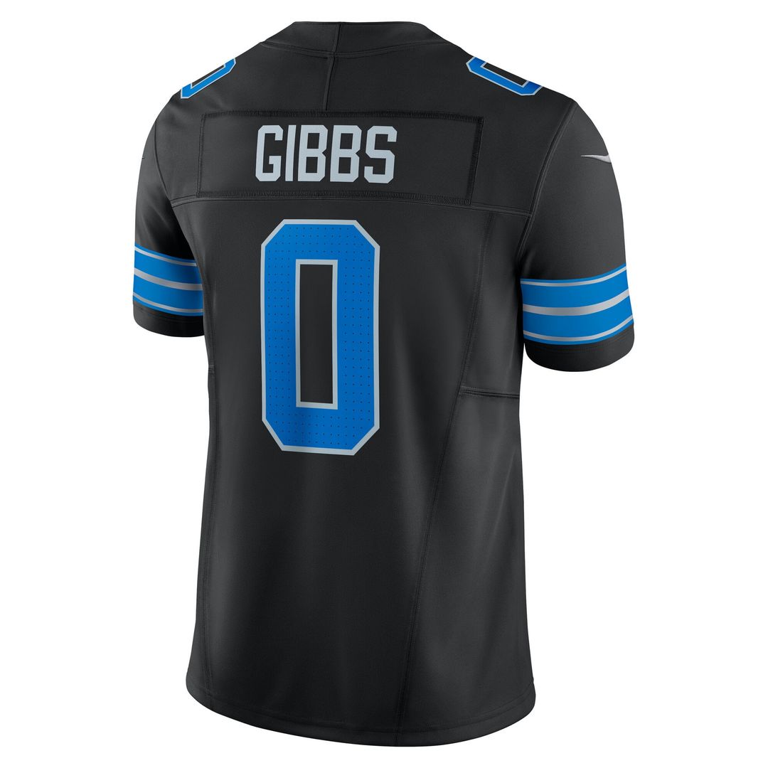 Detroit Lions Jahmyr Gibbs Nike Black 2nd Alternate Vapor product image 6