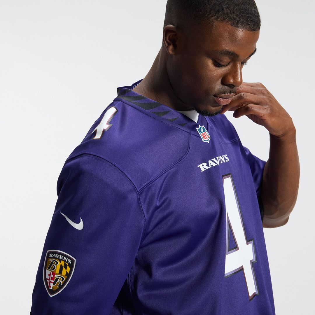 Baltimore Ravens Zay Flowers Nike Purple Game Jersey product image 10