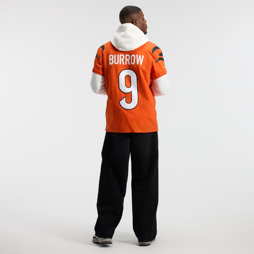 Cincinnati Bengals Joe Burrow Nike Orange Team Vapor FUSE product image 5