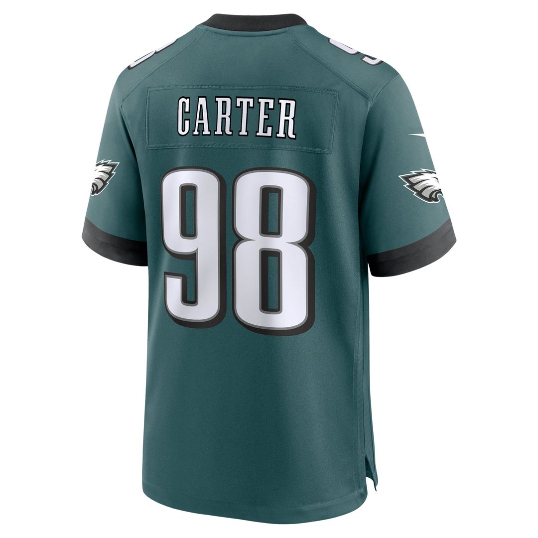 Philadelphia Eagles Jalen Carter Nike Midnight Green Game product image 3