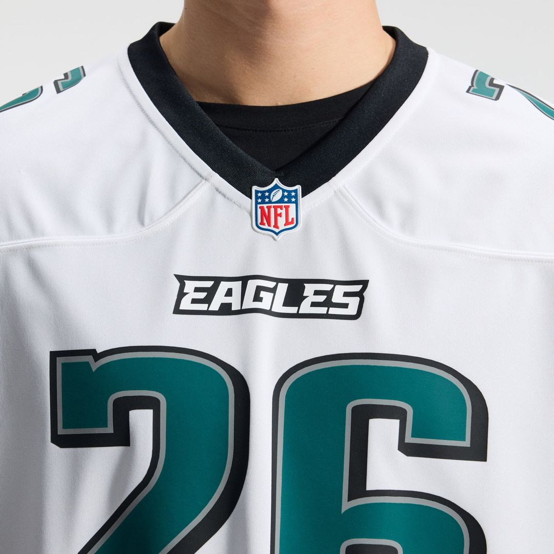 Philadelphia Eagles Saquon Barkley Nike White Game Jersey product image 22