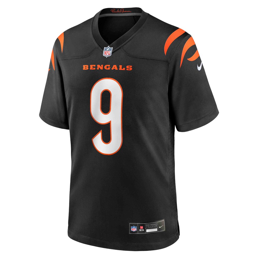 Cincinnati Bengals Joe Burrow Nike Black Game Jersey product image 6