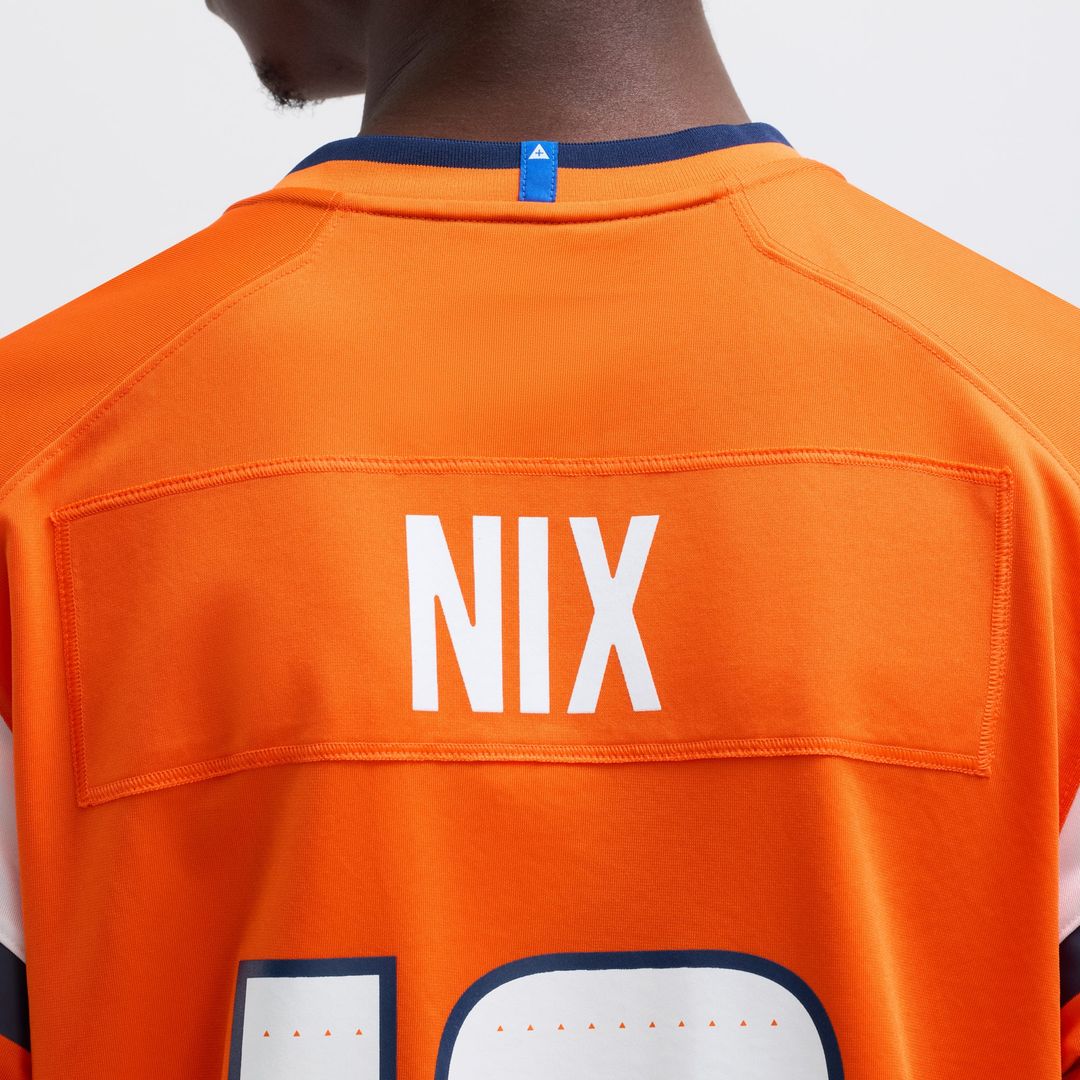 Denver Broncos Bo Nix Nike Navy Alternate Game Jersey product image 20