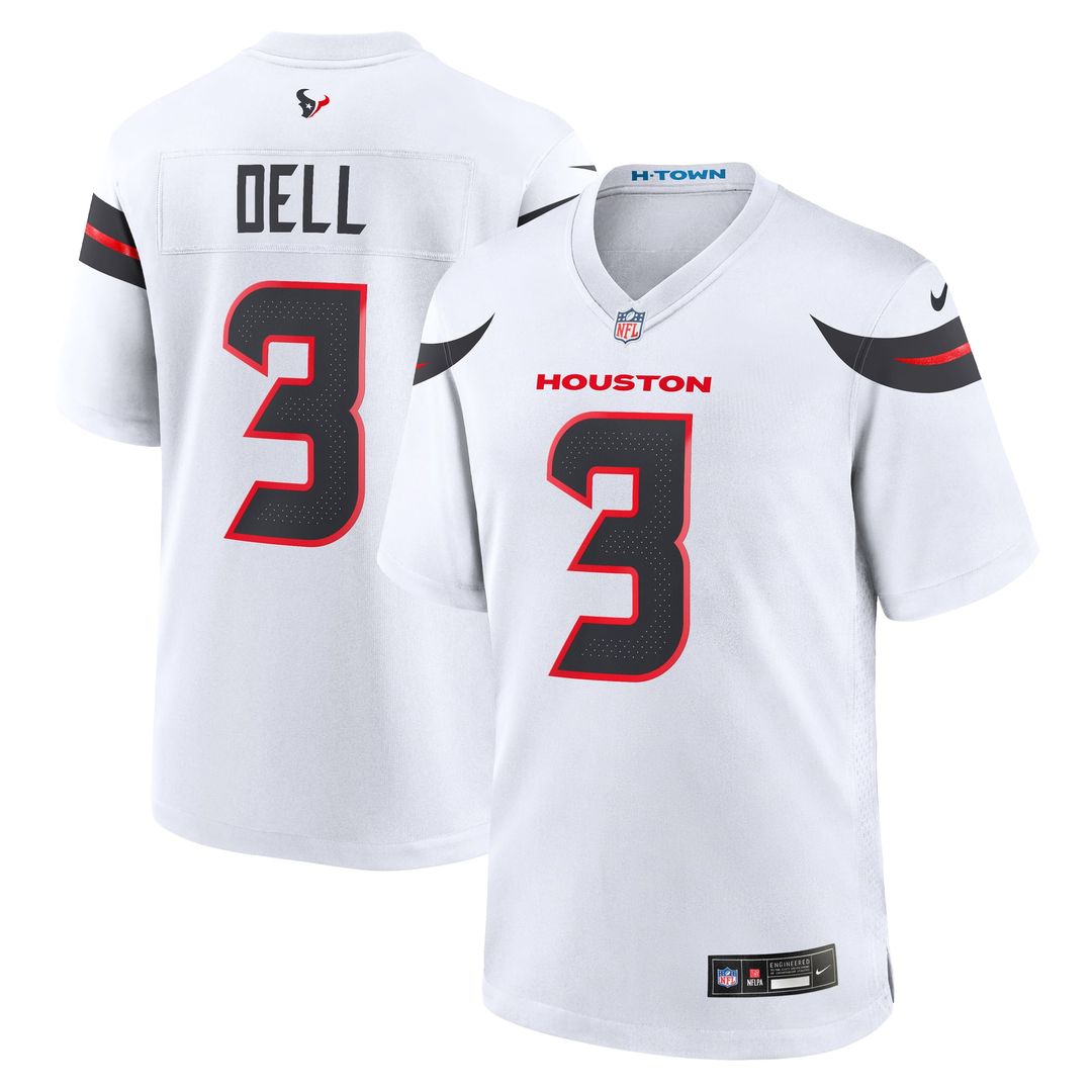 Houston Texans Tank Dell Nike White Game Jersey product image 4