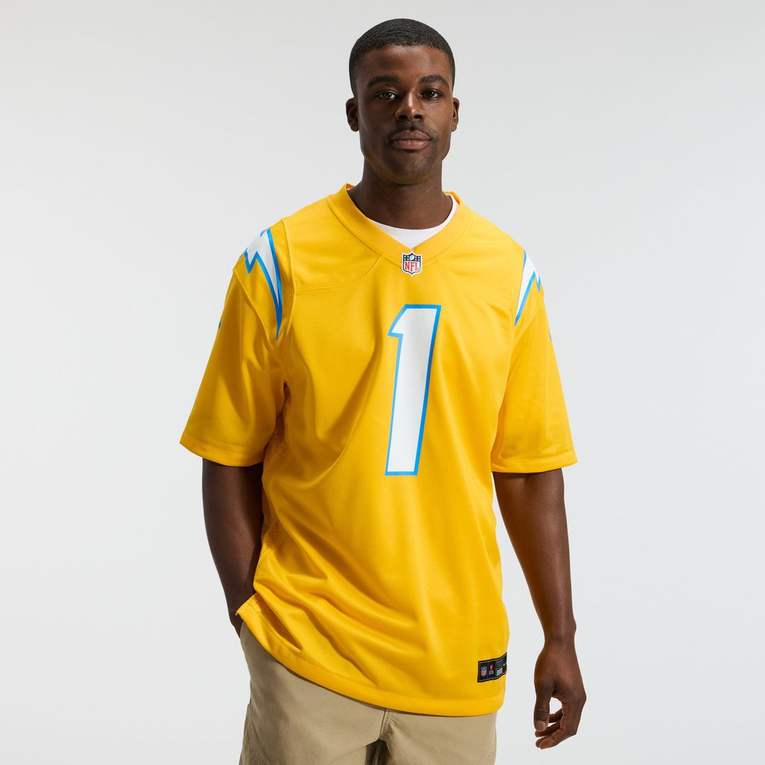 Los Angeles Chargers Quentin Johnston Nike Navy Alternate product image 16