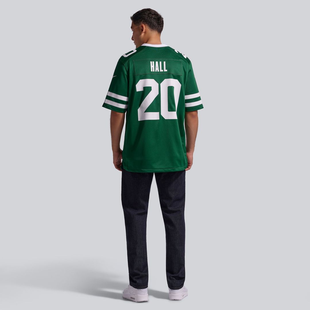 New York Jets Breece Hall Nike Legacy Black Alternate Game product image 17