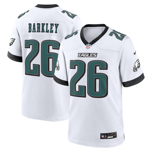 Philadelphia Eagles Saquon Barkley Nike White Game Jersey product image 1