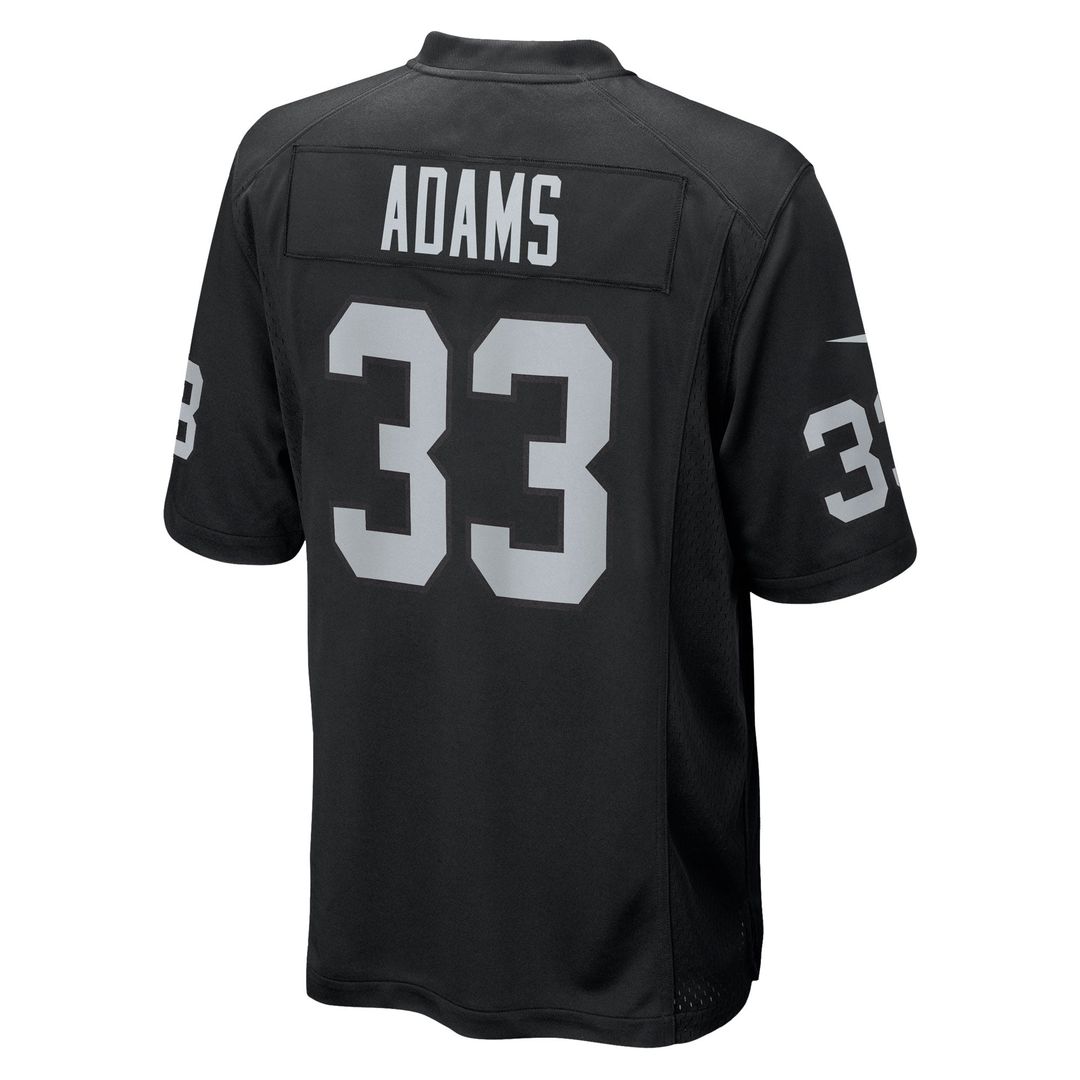 Las Vegas Raiders Jamal Adams Nike Black Game Jersey product image 3