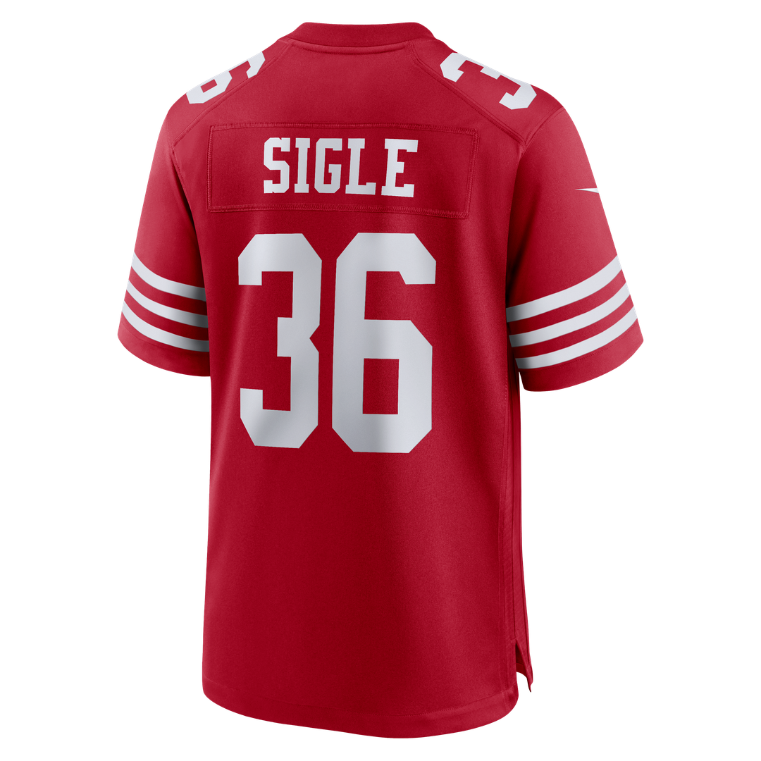 San Francisco 49ers Marques Sigle Nike Scarlet Game Jersey product image 3