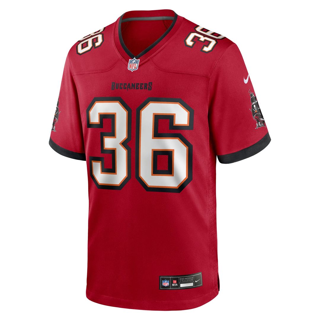 Tampa Bay Buccaneers JJ Roberts Nike Red Game Jersey product image 2