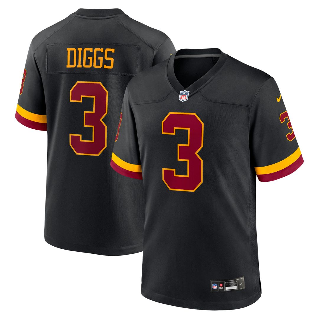 Washington Commanders Stefon Diggs Nike Black Alternate product image 1