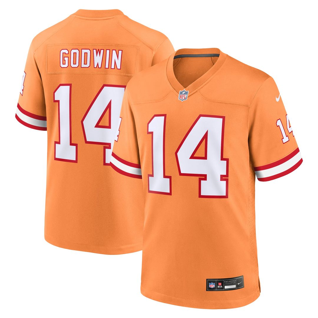 Tampa Bay Buccaneers Chris Godwin Nike Orange Throwback product image 1