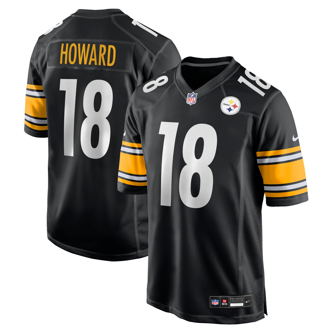 Pittsburgh Steelers Will Howard Nike Black Game Jersey product image 1