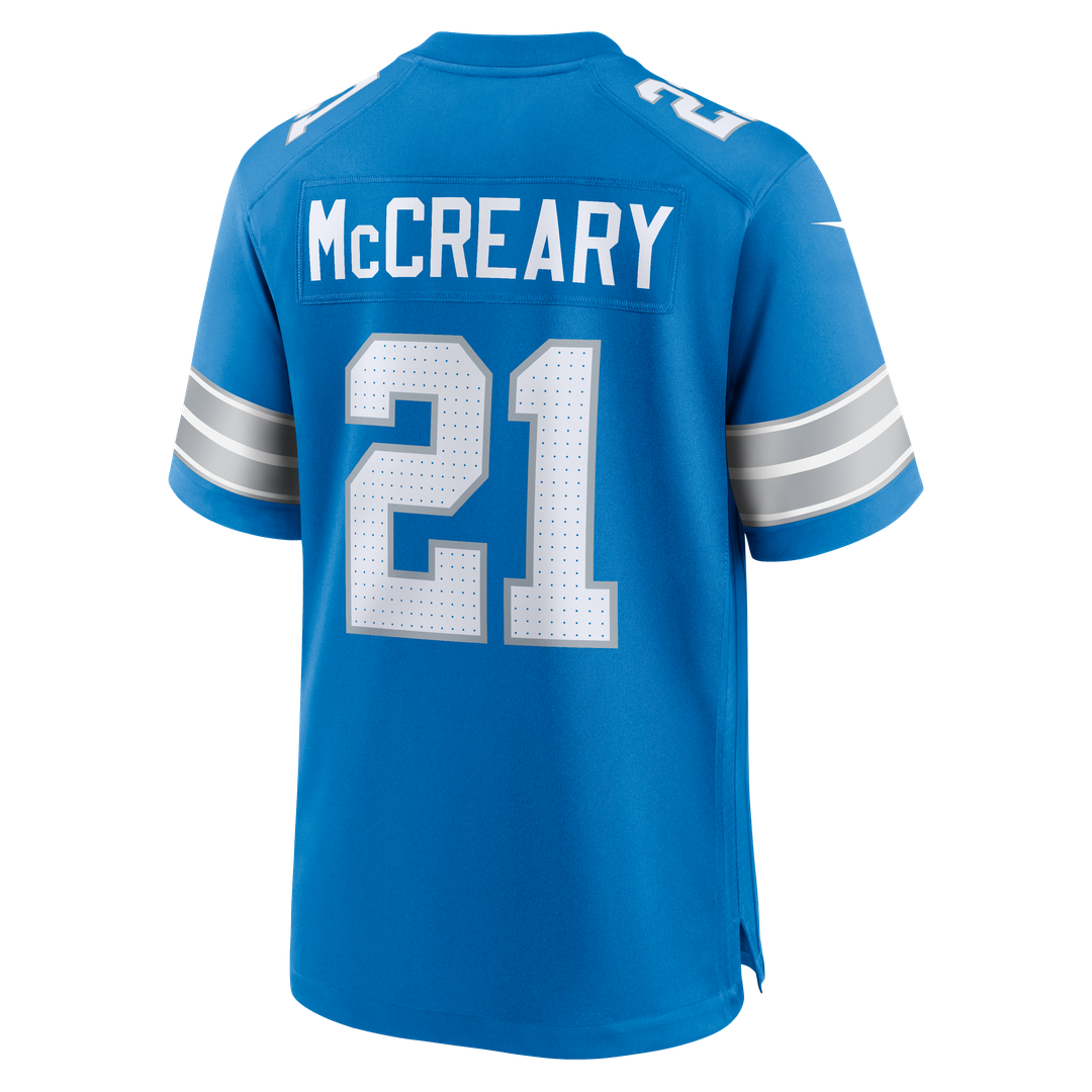 Detroit Lions Roger McCreary Nike Blue Game Jersey product image 3