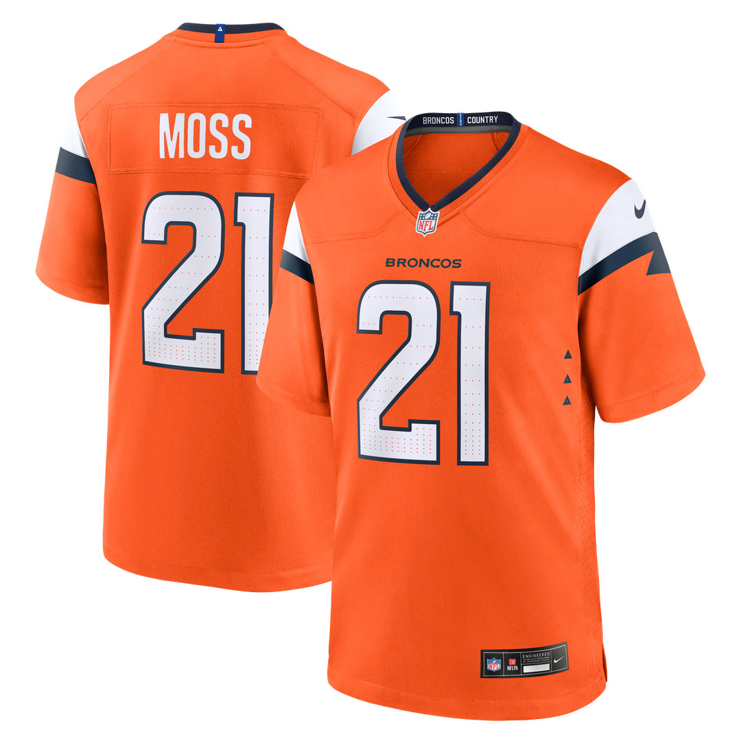 Denver Broncos Riley Moss Nike Orange Game Jersey product image 1
