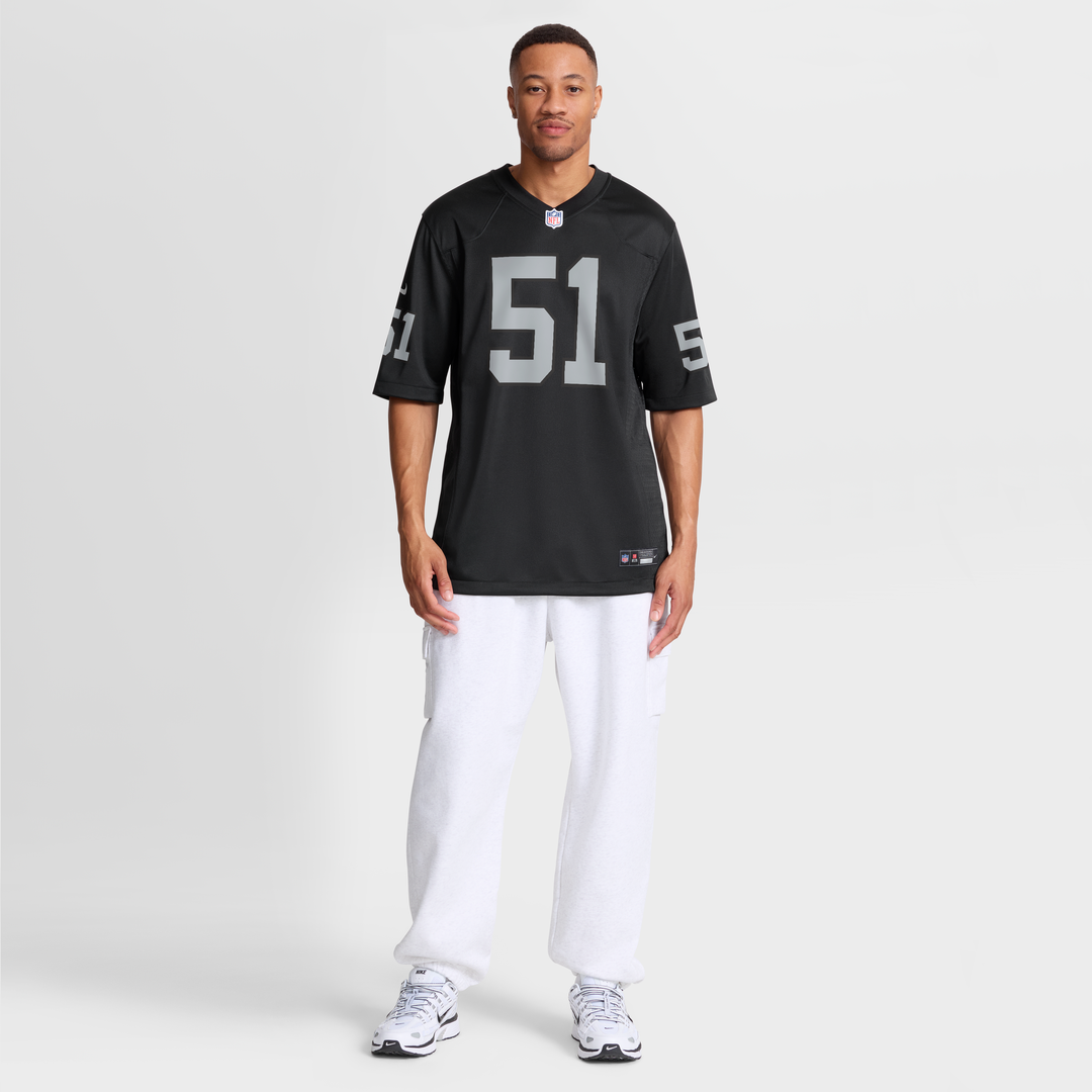 Las Vegas Raiders Malcolm Koonce Nike Black Game Jersey product image 7