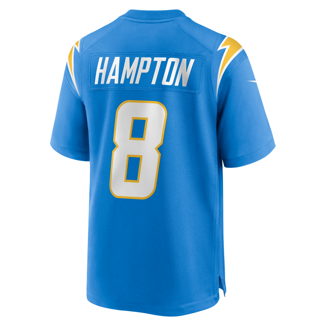 Los Angeles Chargers Omarion Hampton Nike Powder Blue Game product image 3