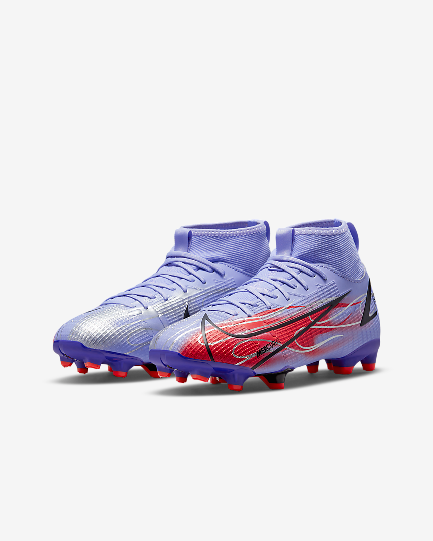 Nike Youth Mercurial Superfly 8 Academy KM MG product image 2, provided for visual reference and product detail review