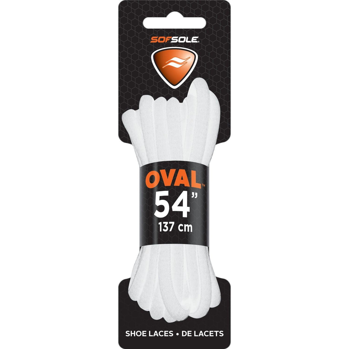 SS Athletic White Oval Lace 54" product image 1, provided for visual reference and product detail review