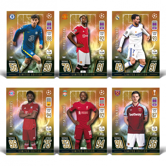 UEFA Match Attax 21/22 Trading Cards- 12 Card Pack product image 3, provided for visual reference and product detail review