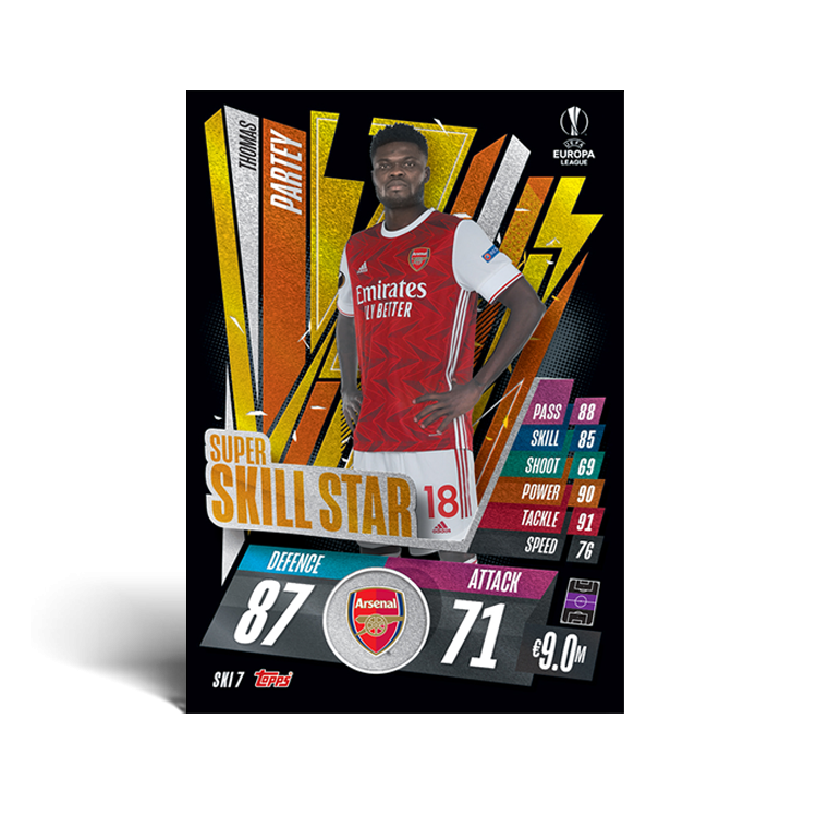 UEFA Topps Match Attax Extra 2020/21 - Super Skill Stars Tin 60 Trading Cards product image 7, provided for visual reference