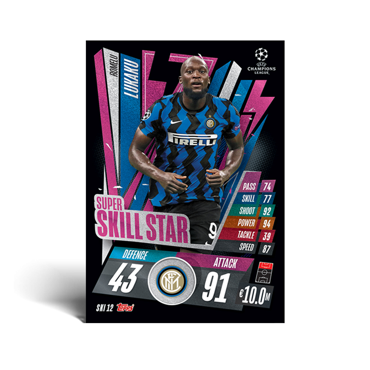 UEFA Topps Match Attax Extra 2020/21 - Super Skill Stars Tin 60 Trading Cards product image 5, provided for visual reference