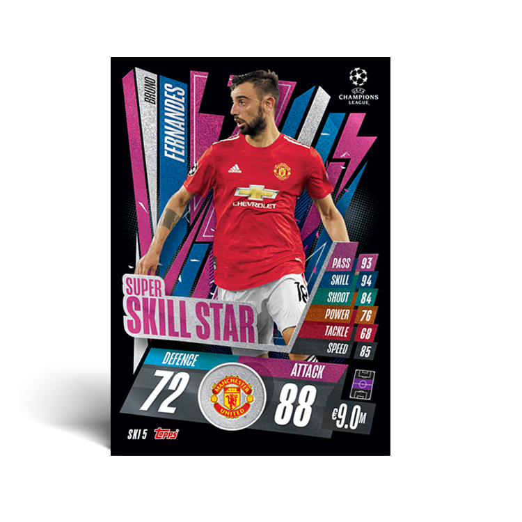 UEFA Topps Match Attax Extra 2020/21 - Super Skill Stars Tin 60 Trading Cards product image 3, provided for visual reference