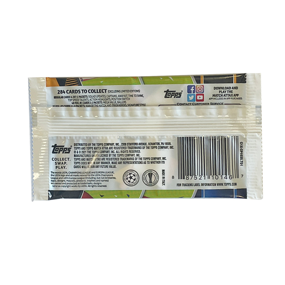 Topps UEFA Match Attax Xtra 20/21 Trading Cards - 6 Card Pack product image 4, provided for visual reference and product