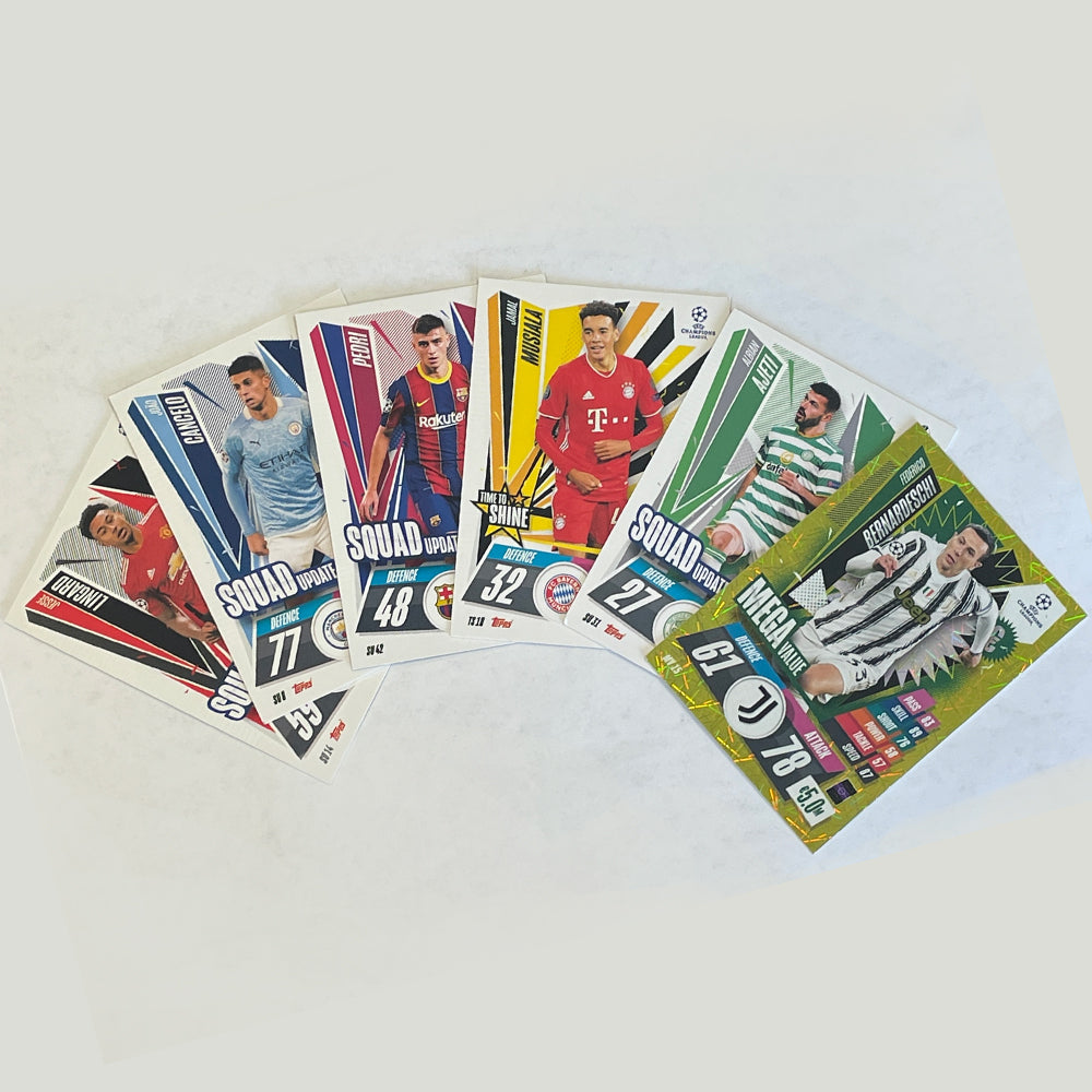 Topps UEFA Match Attax Xtra 20/21 Trading Cards - 6 Card Pack product image 2, provided for visual reference and product