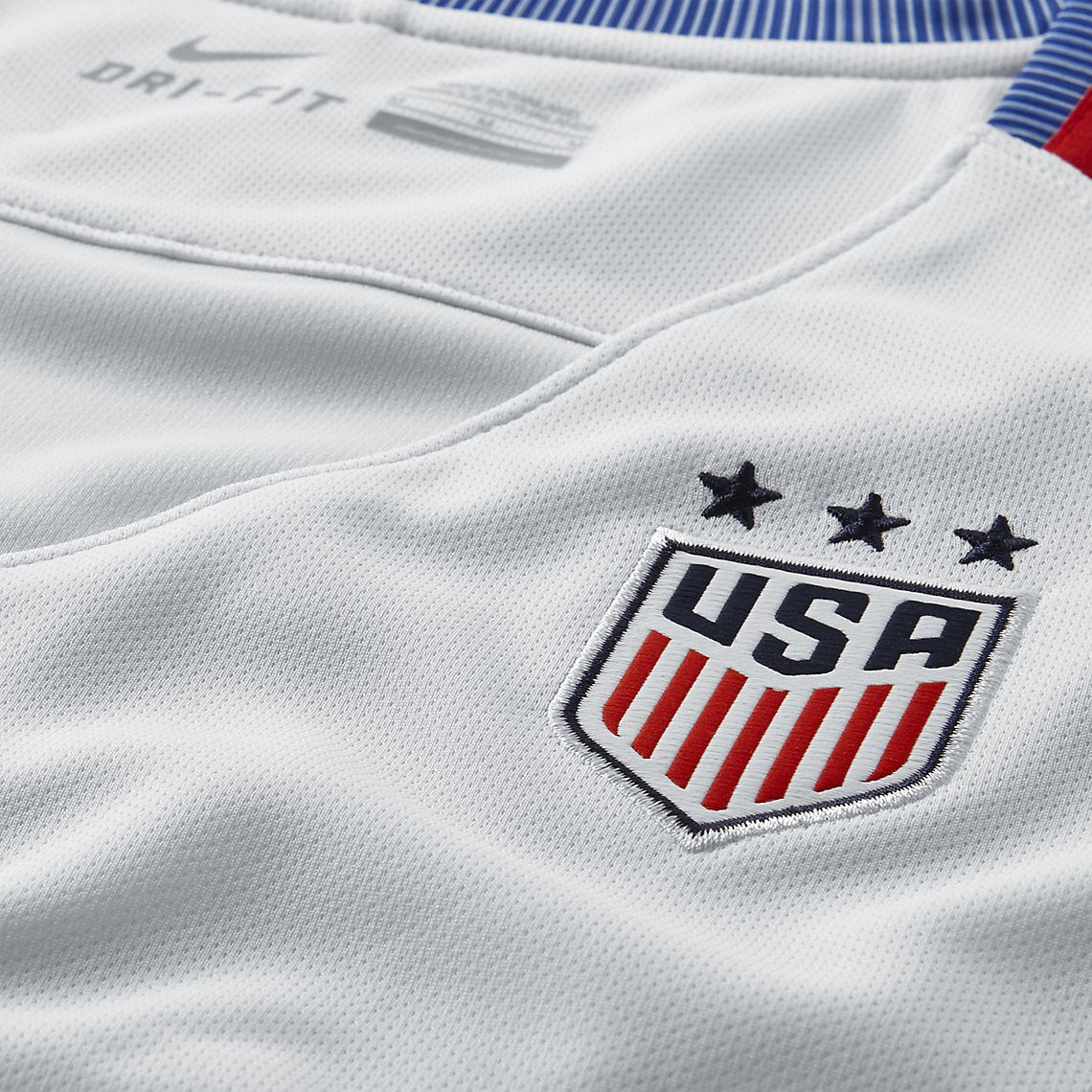 U.S. Stadium Home Soccer Jersey 2016 for Women product image 3, provided for visual reference and product detail review