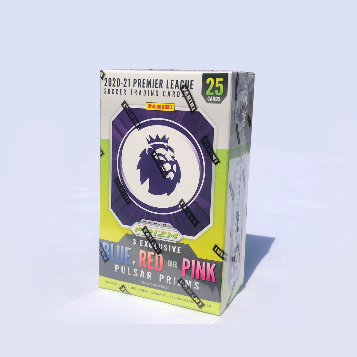 Panini 2020-21 PRIZM PREMIER LEAGUE SOCCER TRADING CARDS CEREAL BOX product image 1, provided for visual reference and