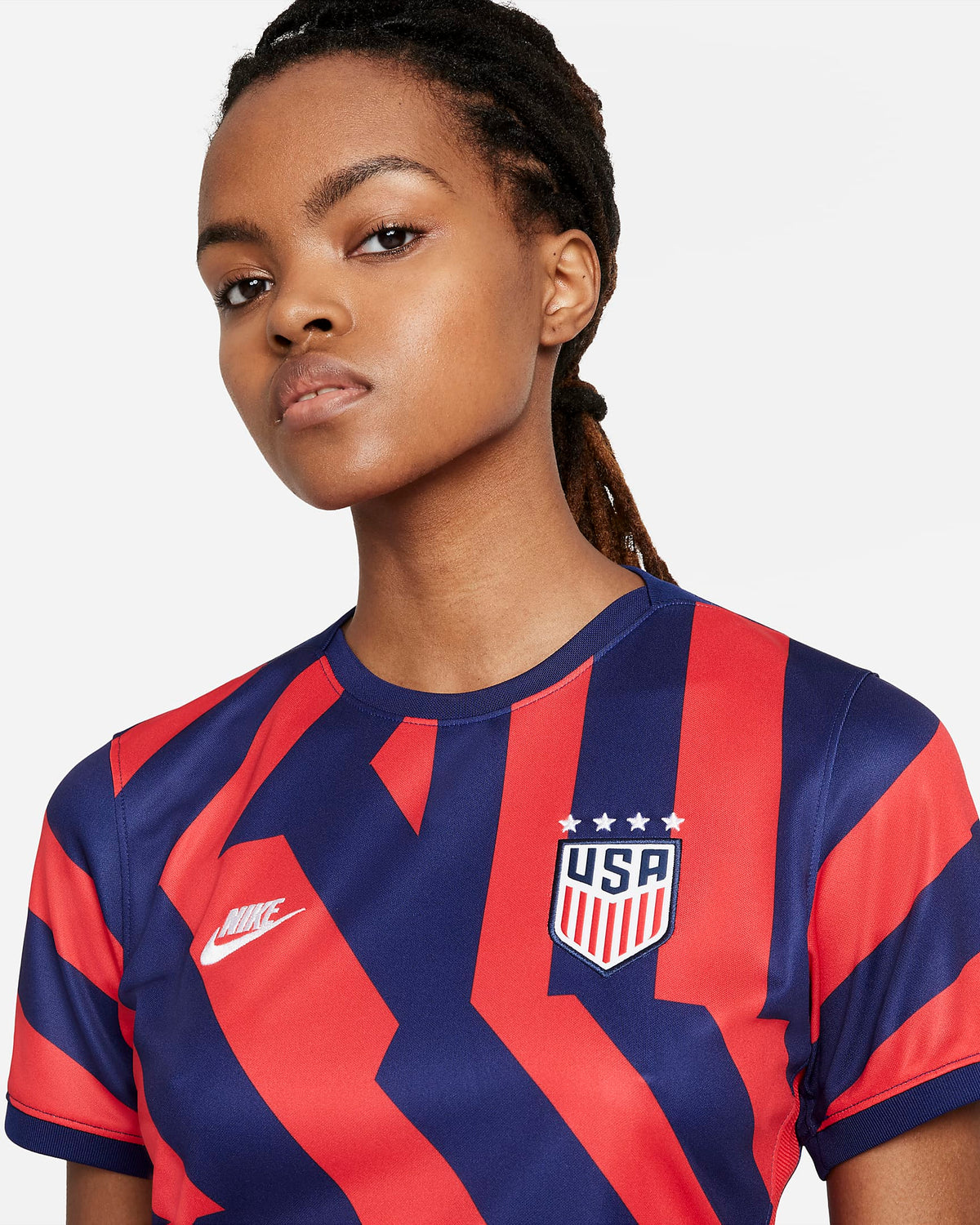 USA Away 4-Star Jersey 2021 for Women product image 3, provided for visual reference and product detail review
